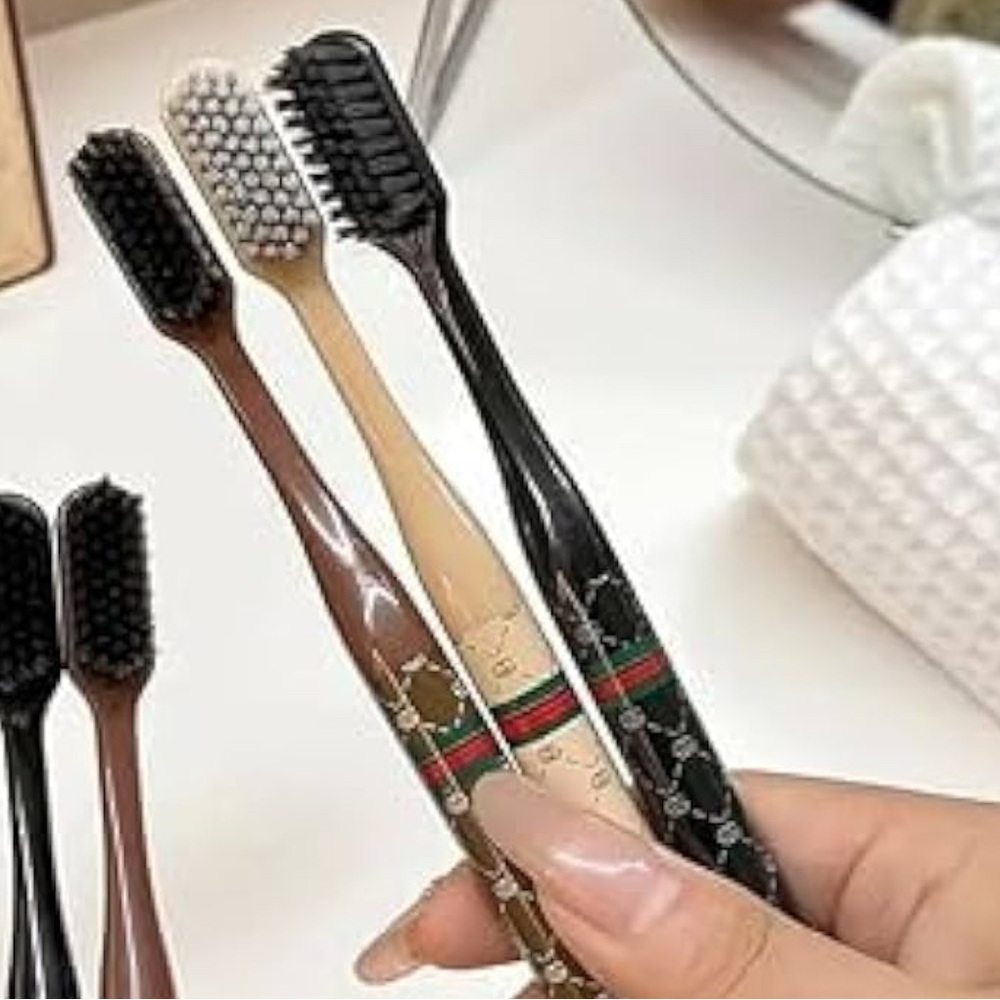 Bougie Toothbrush - Black, Brown, Cream